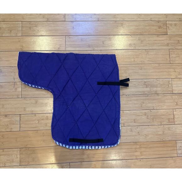 NWOT Solid Purple English Saddle Pad - Picture 2 of 4